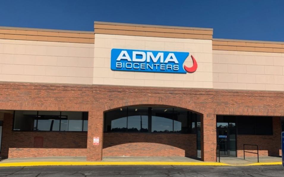 ADMA BioCenters Dallas, GA plasma donation center in Dallas, Georgia
