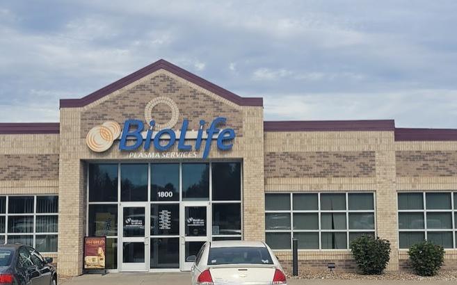 BioLife Plasma Services Bismarck, ND plasma donation center in Bismarck, North Dakota