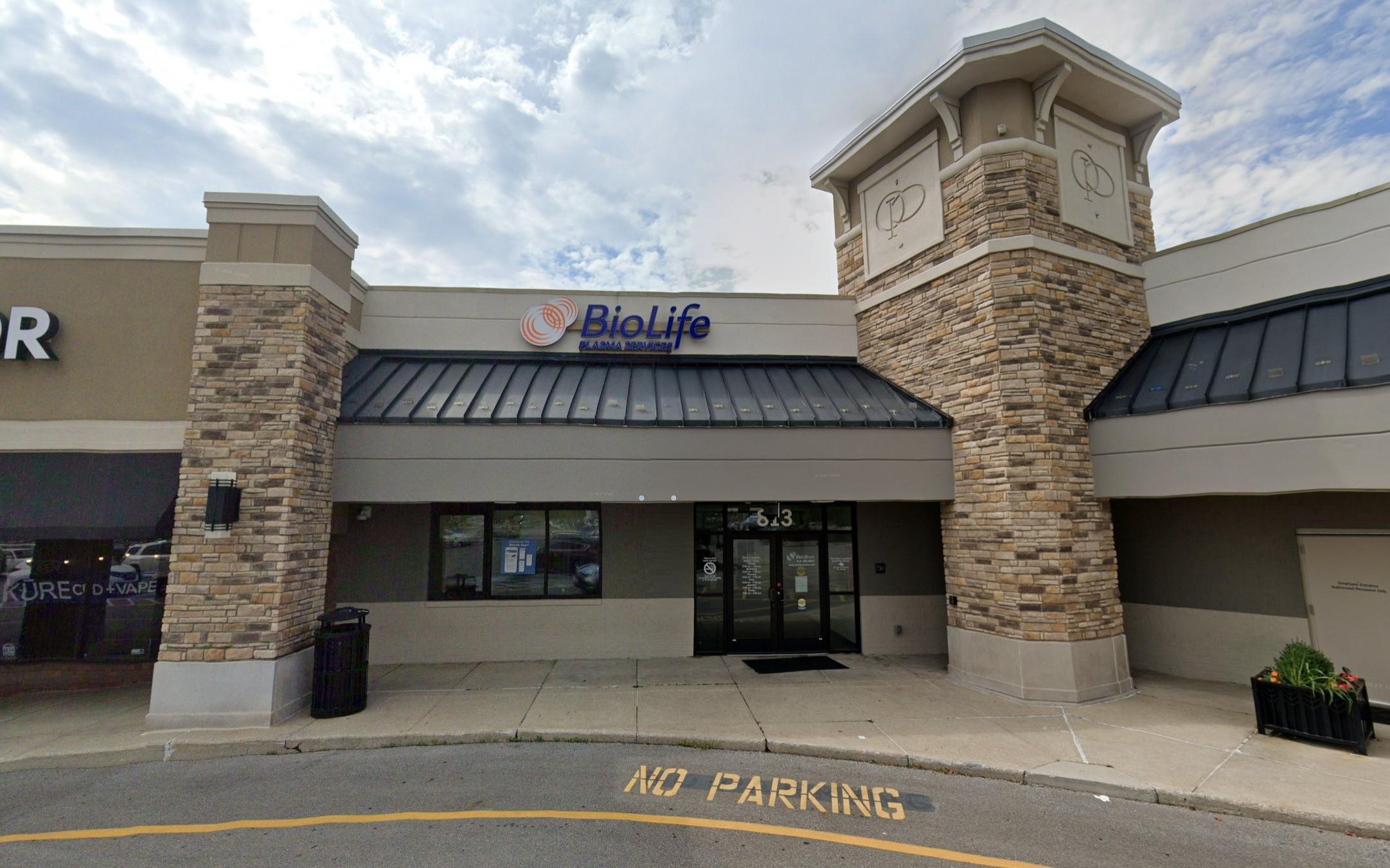 BioLife Plasma Services Columbus, OH plasma donation center in Columbus, Ohio