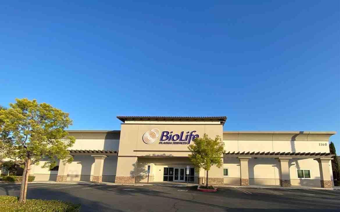 BioLife Plasma Services Corona, CA plasma donation center in Corona, California