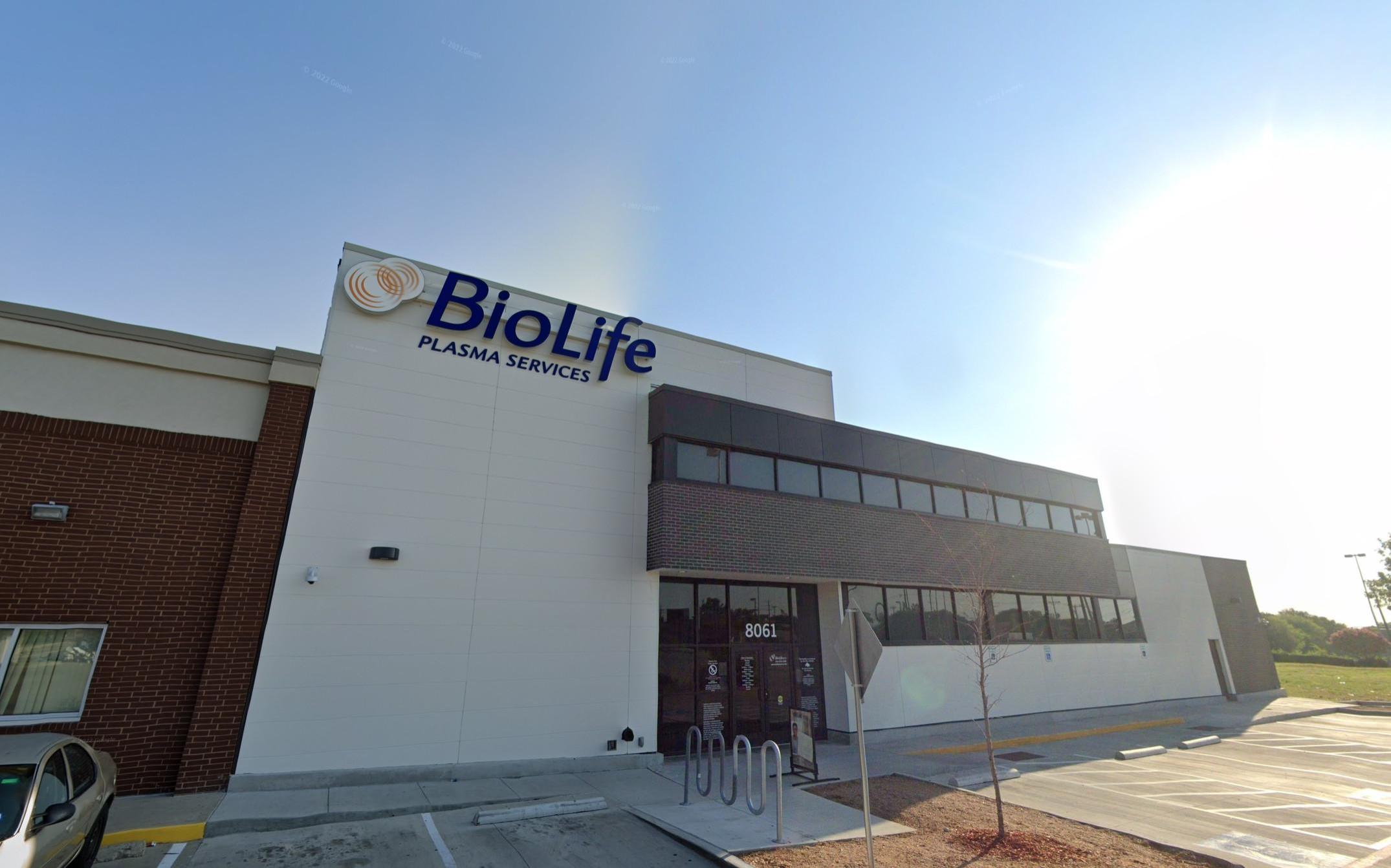BioLife Plasma Services Dallas, TX plasma donation center in Dallas, Texas