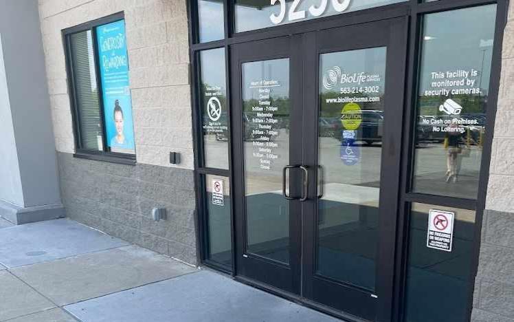 BioLife Plasma Services Davenport, IA plasma donation center in Davenport, Iowa