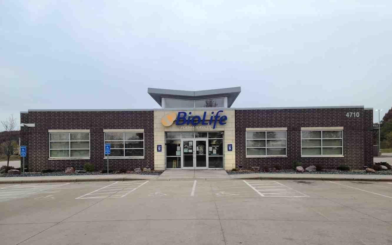 BioLife Plasma Services Eau Claire, WI plasma donation center in Eau Claire, Wisconsin