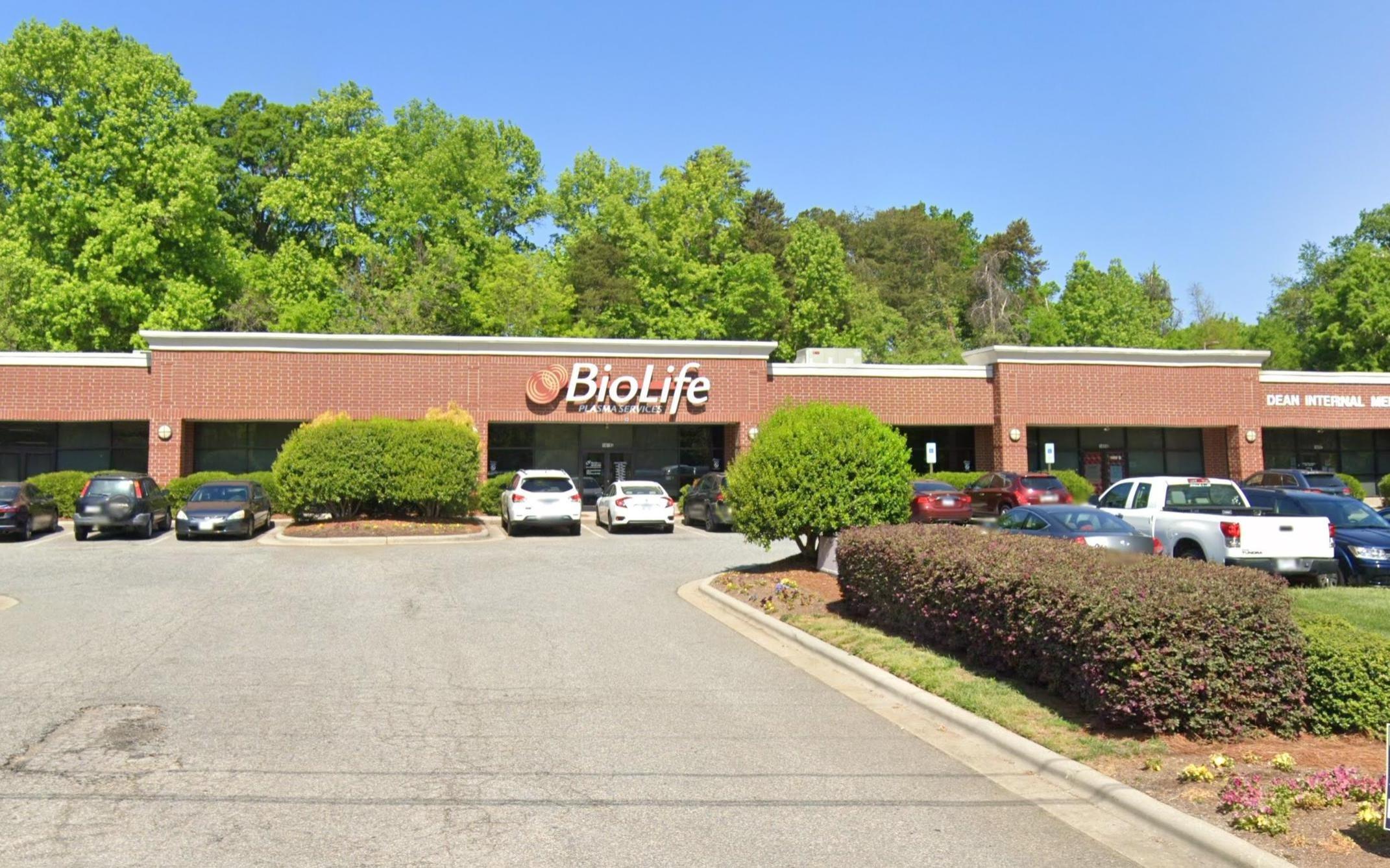 BioLife Plasma Services Greensboro, NC plasma donation center in Greensboro, North Carolina