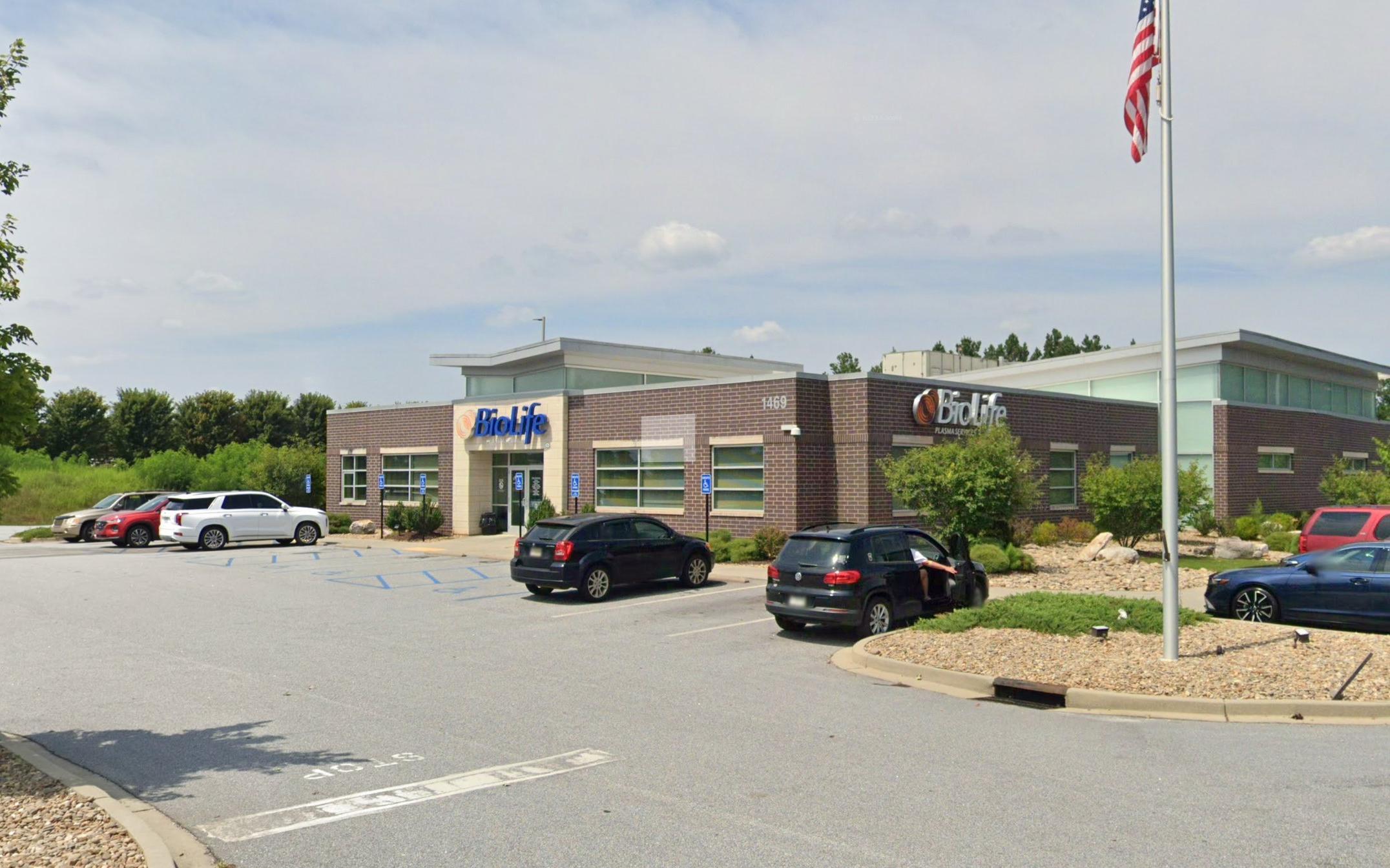 BioLife Plasma Services Greenville, SC plasma donation center in Greenville, South Carolina