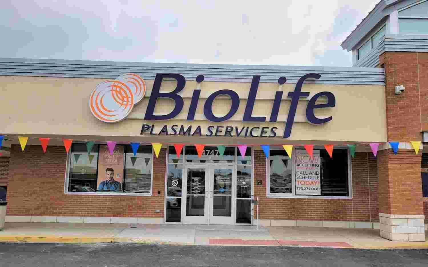 BioLife Plasma Services Harwood Heights, IL plasma donation center in Harwood Heights, Illinois