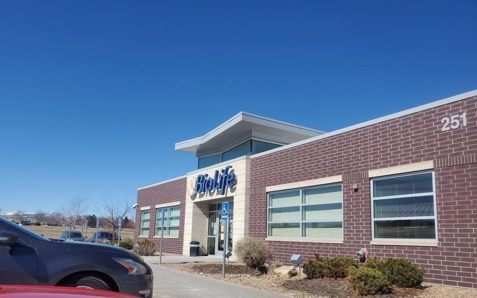 BioLife Plasma Services Loveland, CO plasma donation center in Loveland, Colorado