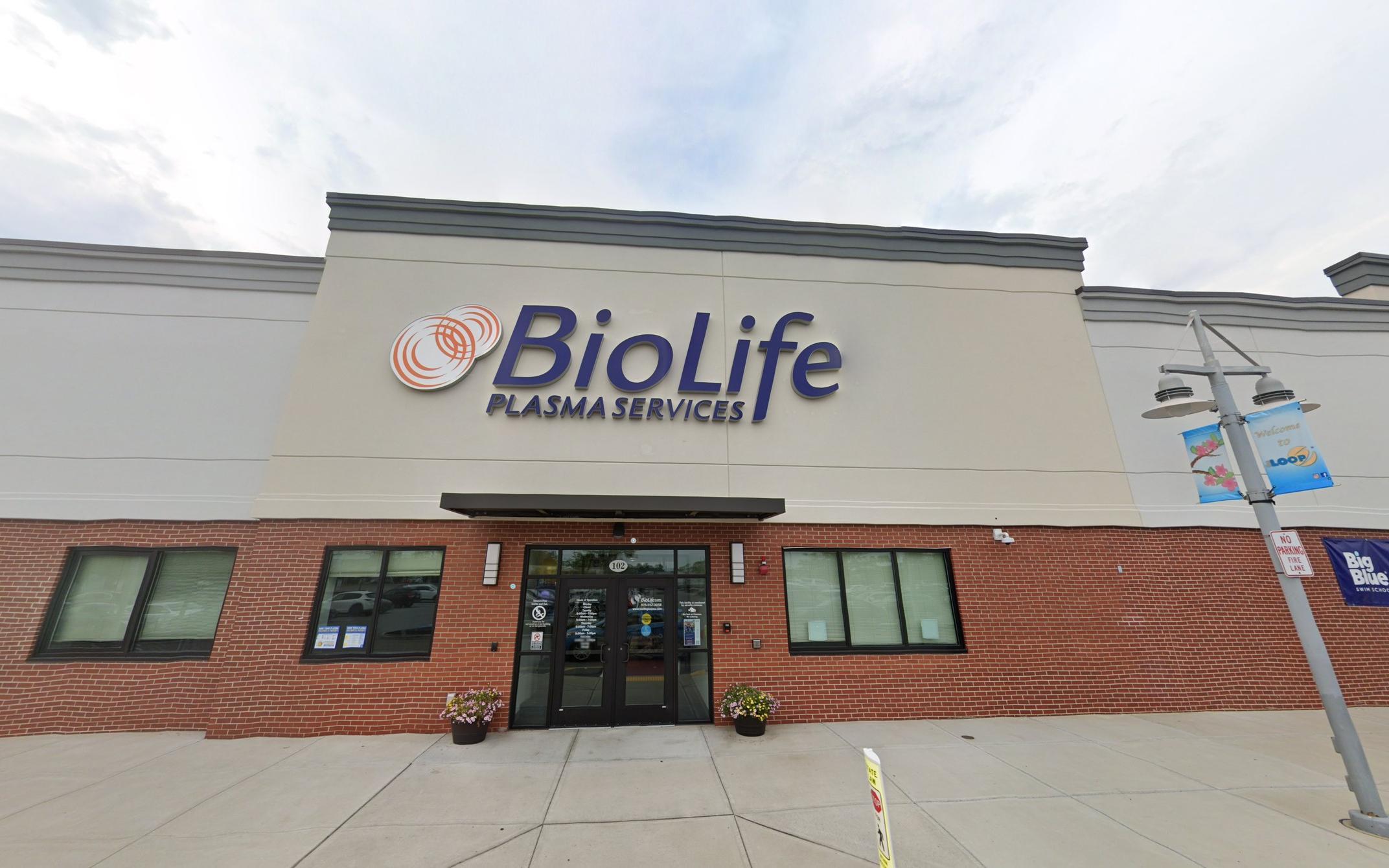 BioLife Plasma Services Methuen, MA plasma donation center in Methuen, Massachusetts