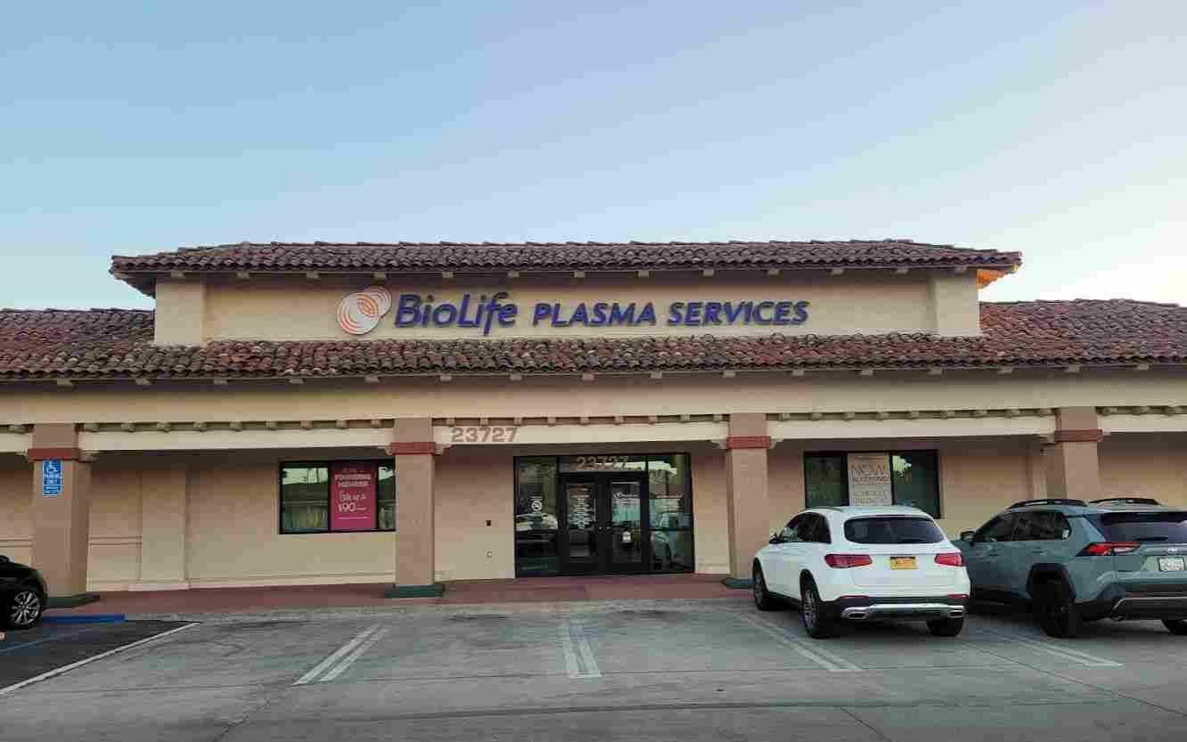 BioLife Plasma Services Moreno Valley, CA plasma donation center in Moreno Valley, California