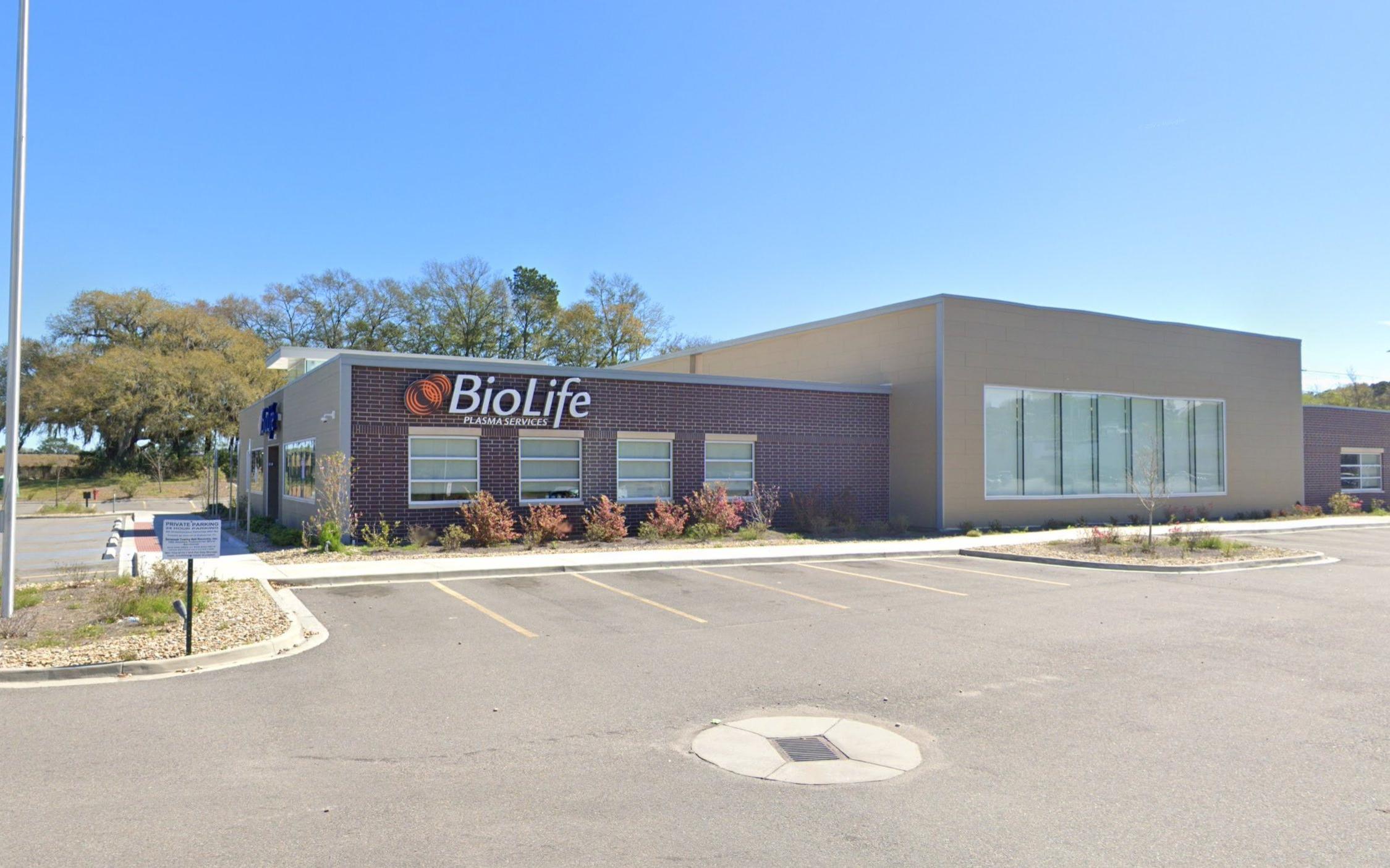 BioLife Plasma Services Savannah, GA plasma donation center in Savannah, Georgia