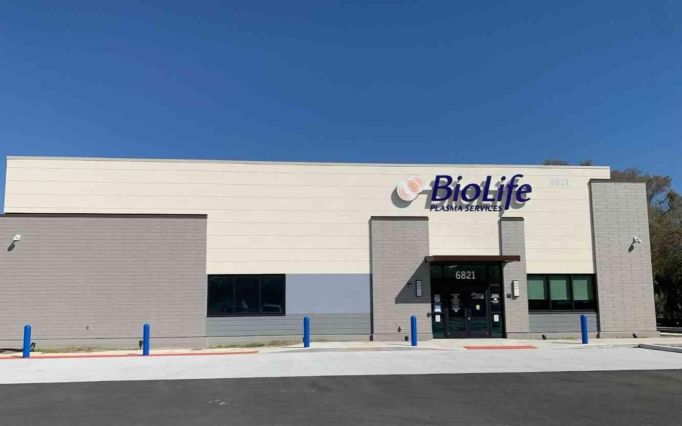 BioLife Plasma Services Tampa, FL plasma donation center in Tampa, Florida