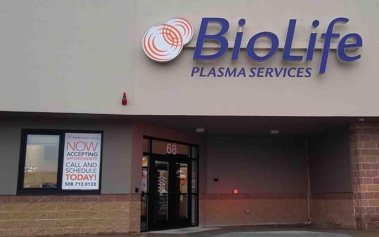 BioLife Plasma Services Worcester, MA plasma donation center in Worcester, Massachusetts