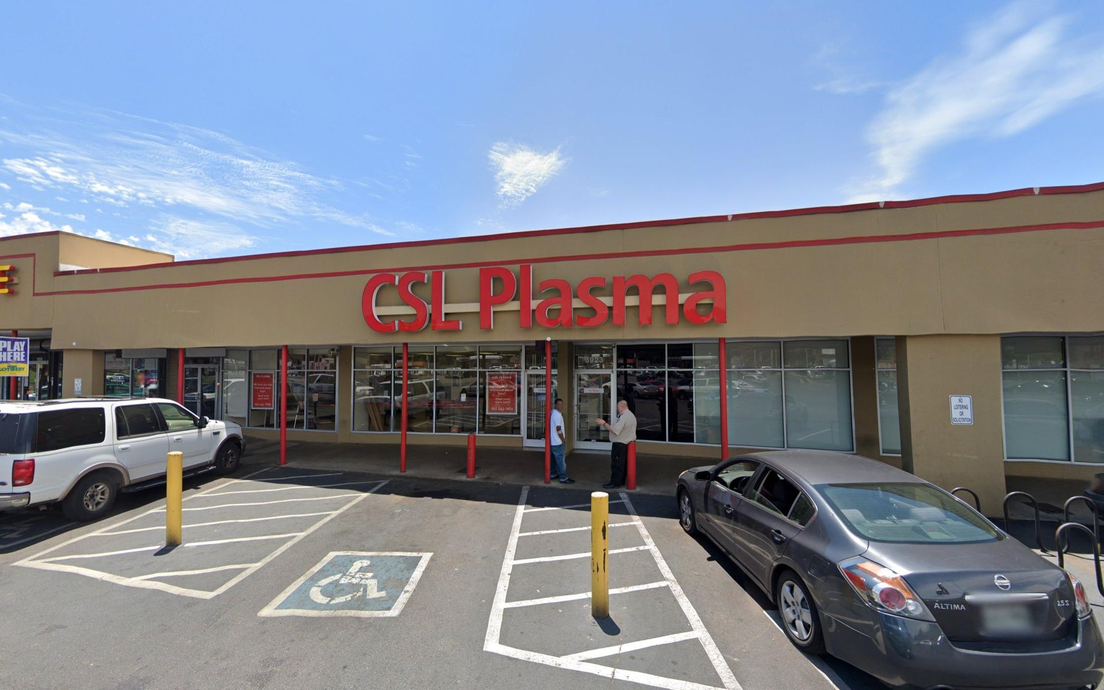 CSL Plasma Memphis, TN plasma donation center in Memphis, Tennessee