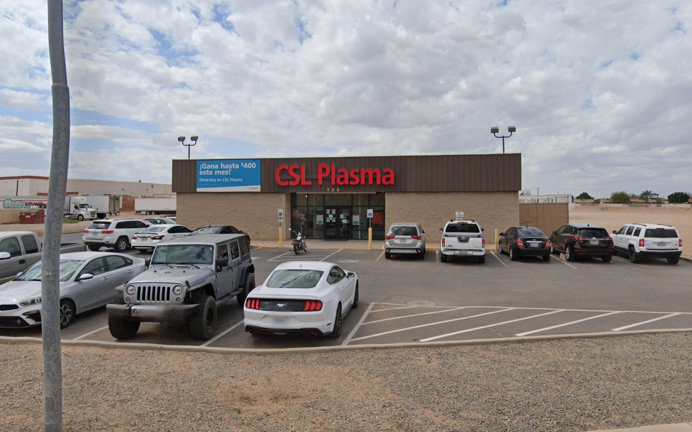 CSL Plasma San Luis, AZ plasma donation center in San Luis, Arizona