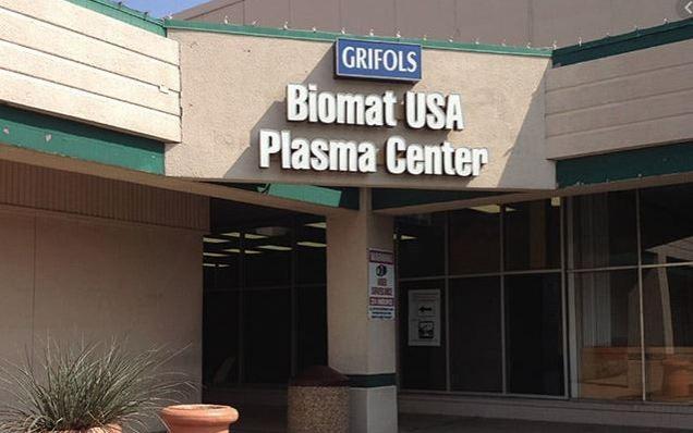 Grifols Biomat USA Dallas, TX plasma donation center in Dallas, Texas
