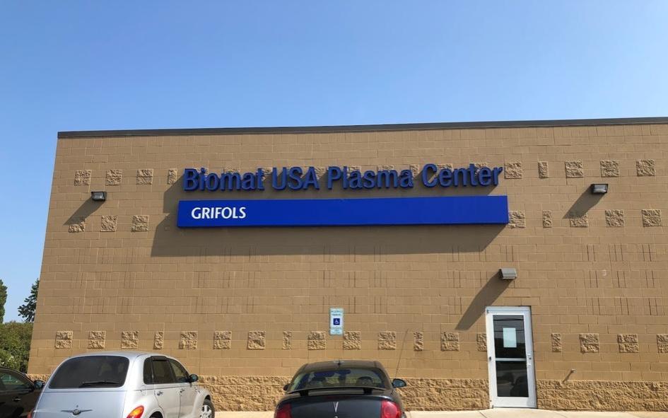 Grifols Biomat USA Greenville, NC plasma donation center in Greenville, North Carolina