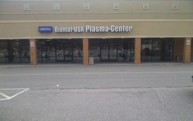 Grifols Biomat USA Hampton, VA plasma donation center in Hampton, Virginia