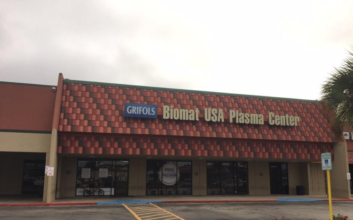 Grifols Biomat USA Houston, TX plasma donation center in Houston, Texas