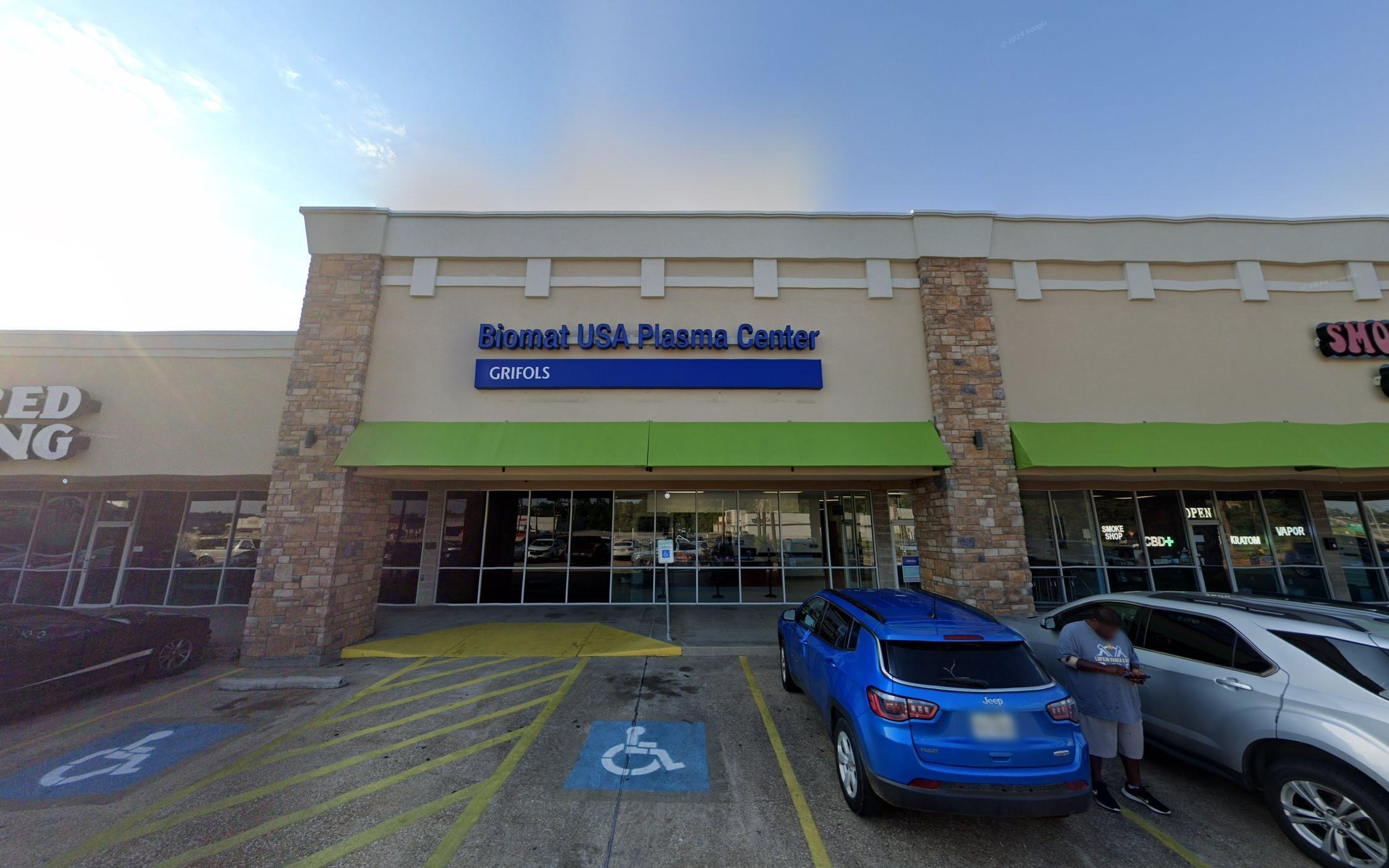 Grifols Biomat USA Lufkin, TX plasma donation center in Lufkin, Texas