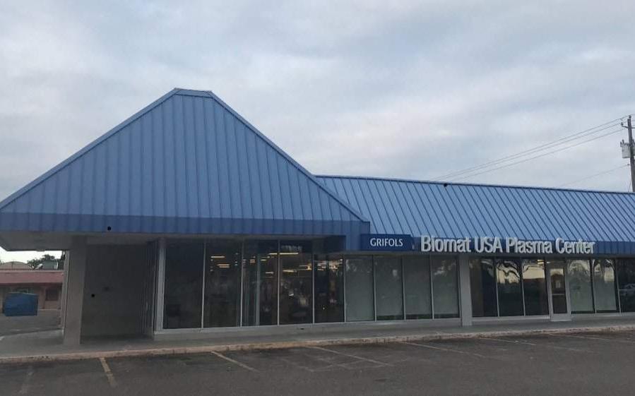 Grifols Biomat USA Mission, TX plasma donation center in Mission, Texas