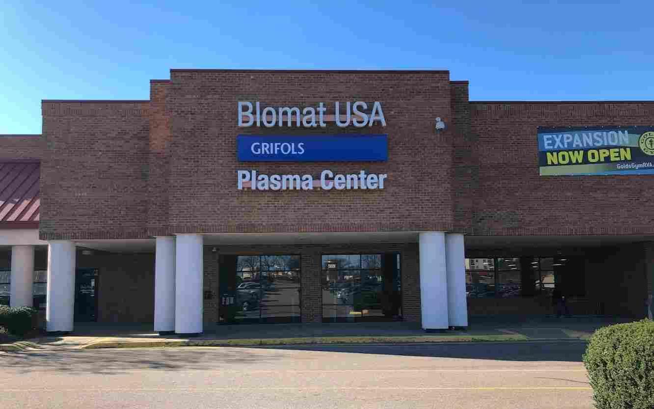 Grifols Biomat USA Richmond, VA plasma donation center in Richmond, Virginia