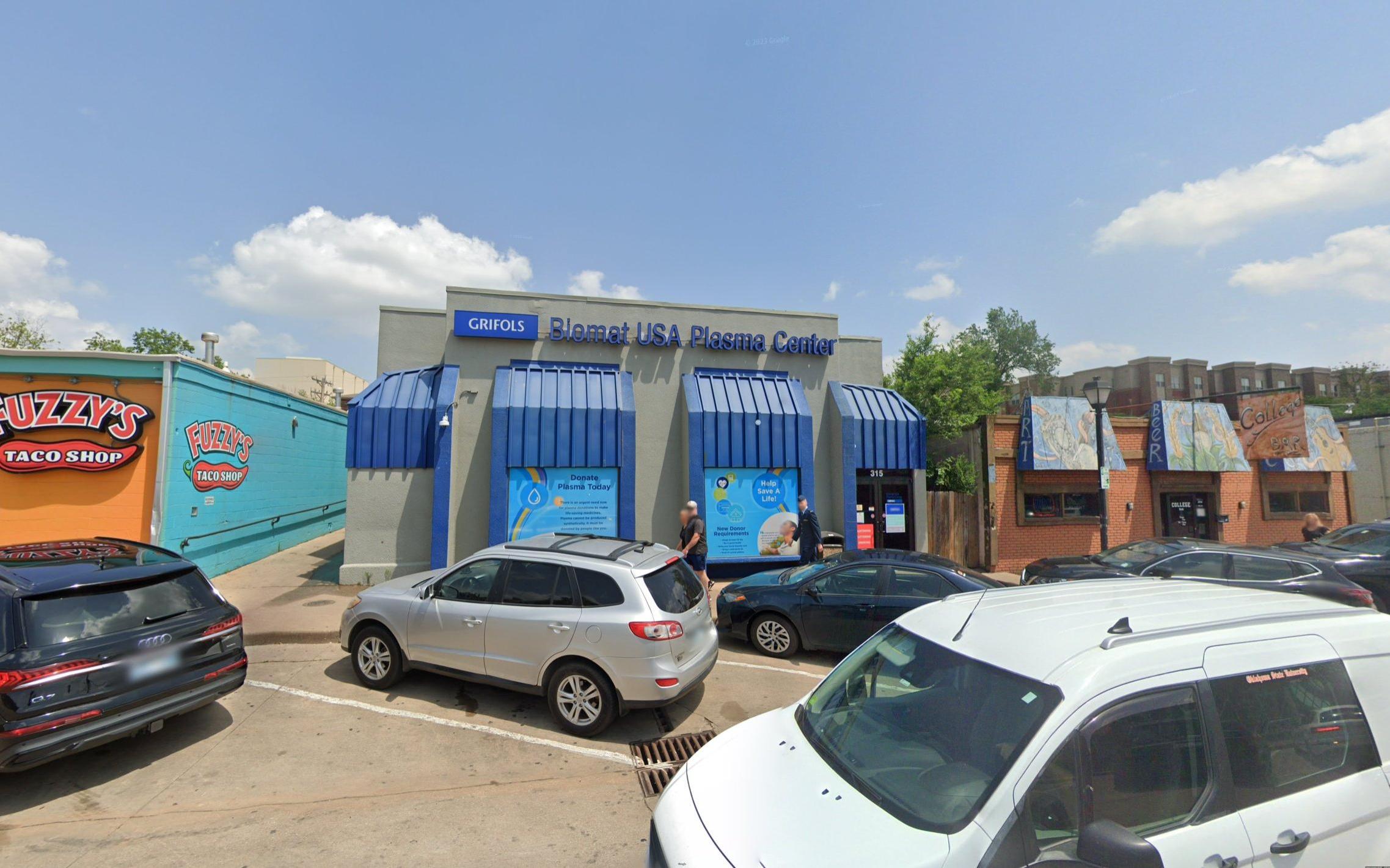 Grifols Biomat USA Stillwater, OK plasma donation center in Stillwater, Oklahoma