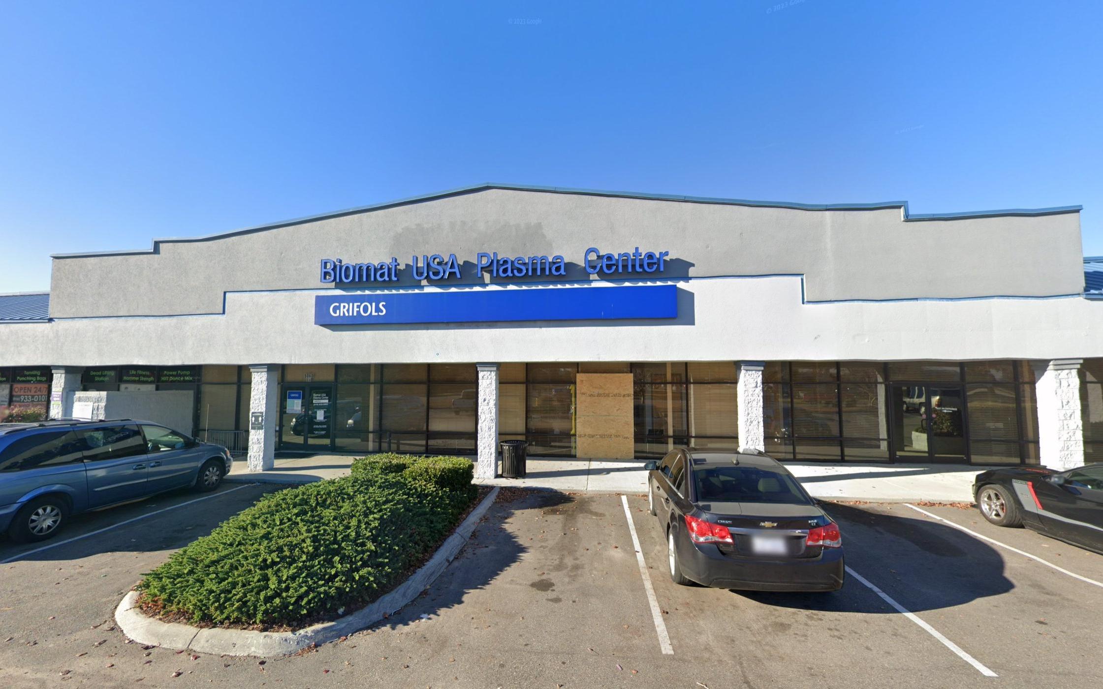 Grifols Biomat USA Wilmington, NC plasma donation center in Wilmington, North Carolina