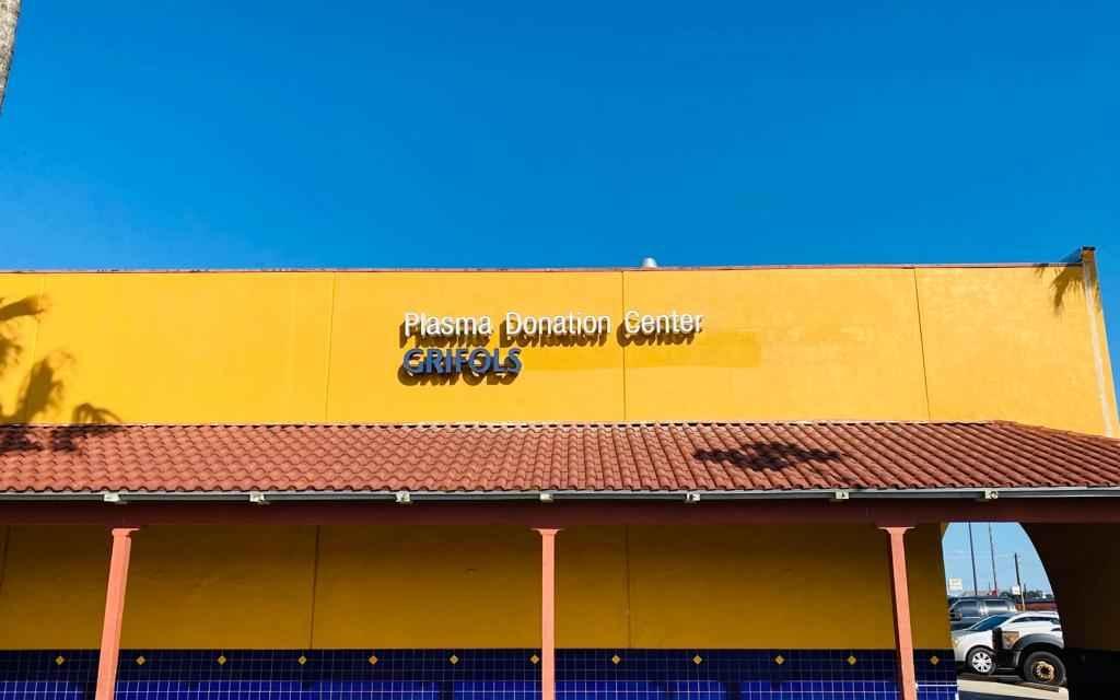 Grifols Edinburg, TX plasma donation center in Edinburg, Texas