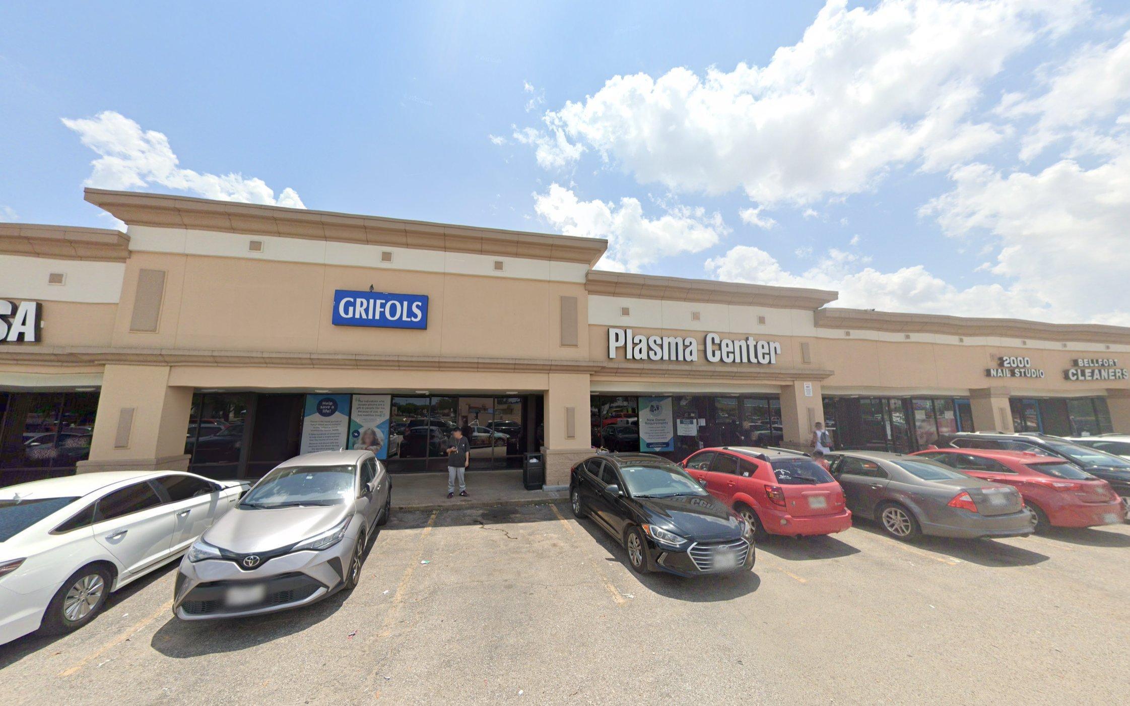 Grifols Plasma Center Houston, TX plasma donation center in Houston, Texas